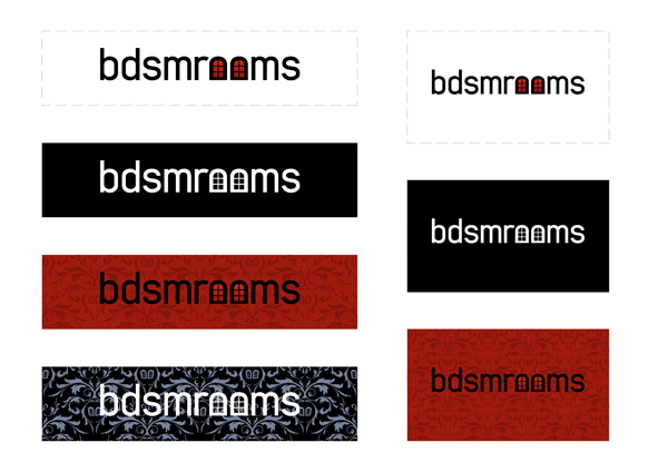Карточка bdsmrooms 3×14 см  / 5×9 см (визитка)